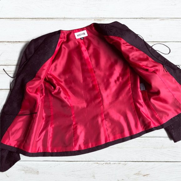 Kasper Black Long Sleeve Evening Jacket (New) - Picture 5 of 9